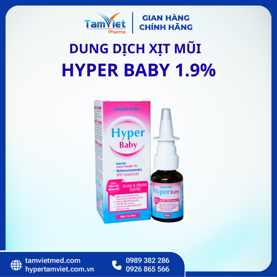 Hyper Baby 30Ml Xịt Sổ Mũi Cho Trẻ - 3