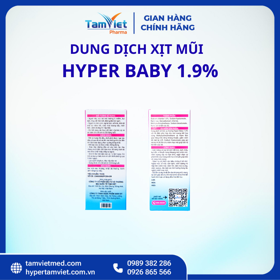 Hyper Baby 30Ml Xịt Sổ Mũi Cho Trẻ - 2