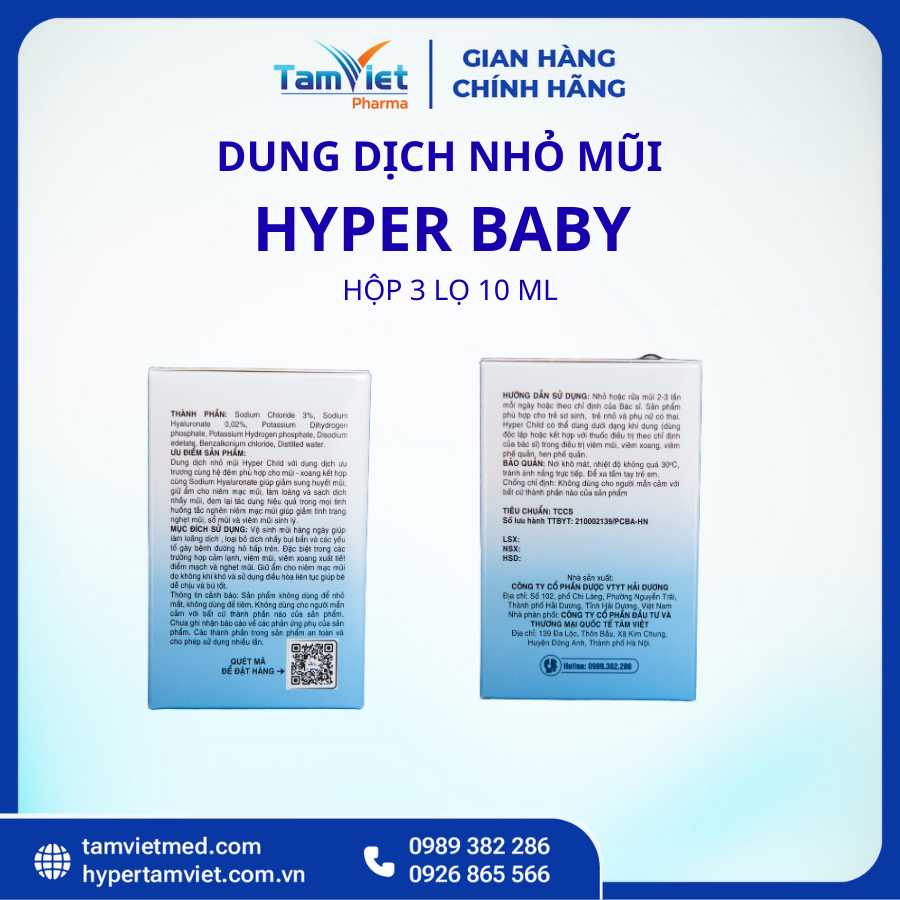Hyper Child 3 Lọ 10Ml Dung Dịch Nhỏ Mũi Chính Hãng - 4