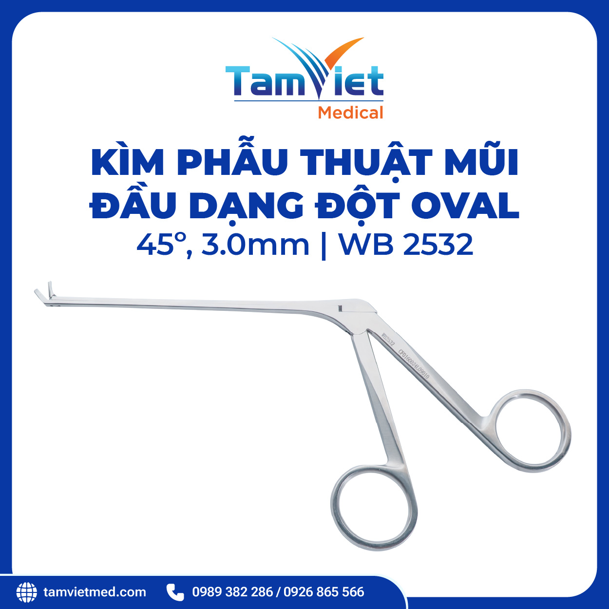 Kìm Phẫu Thuật Mũi | WB 9100, WB 9102, WB 9103, WB 2530, WB 2535 - 12
