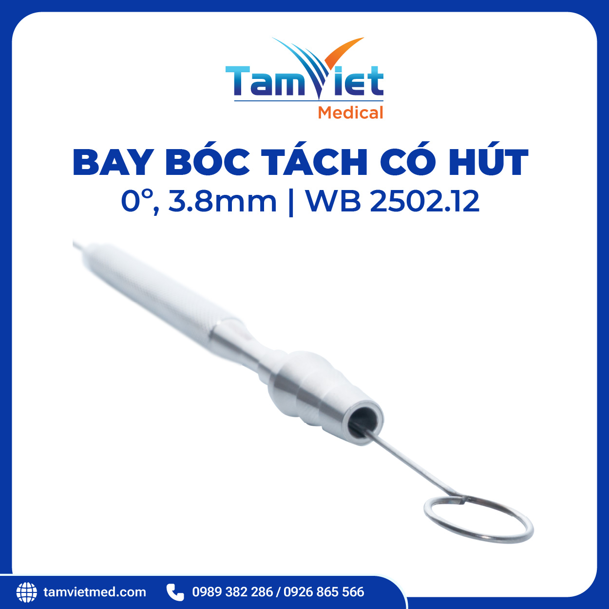 Bay Bóc Tách Có Hút 0° 3.8mm | WB 2502.12 - 2