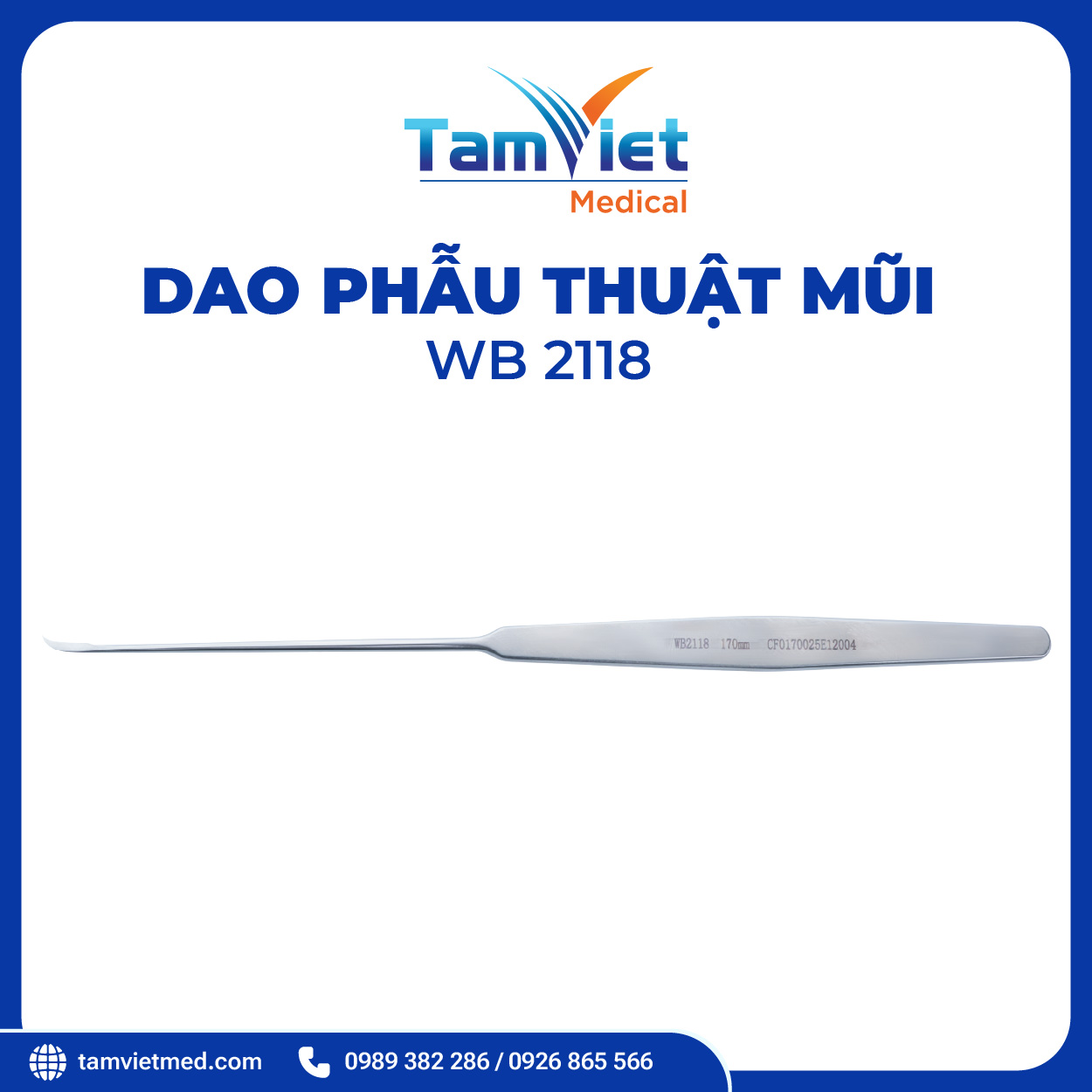 Dao Phẫu Thuật Mũi | WB 2031.1 , WB 2118 - 2