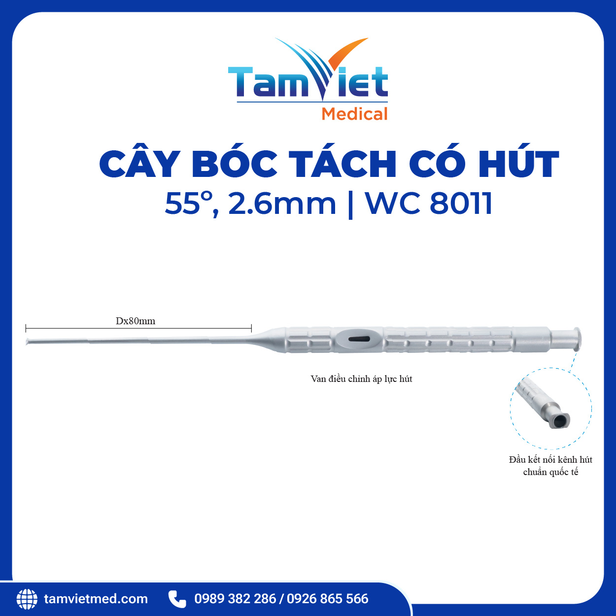 Cây Bóc Tách Có Hút | WC 8015, WC 8011, WC 8002 - 7