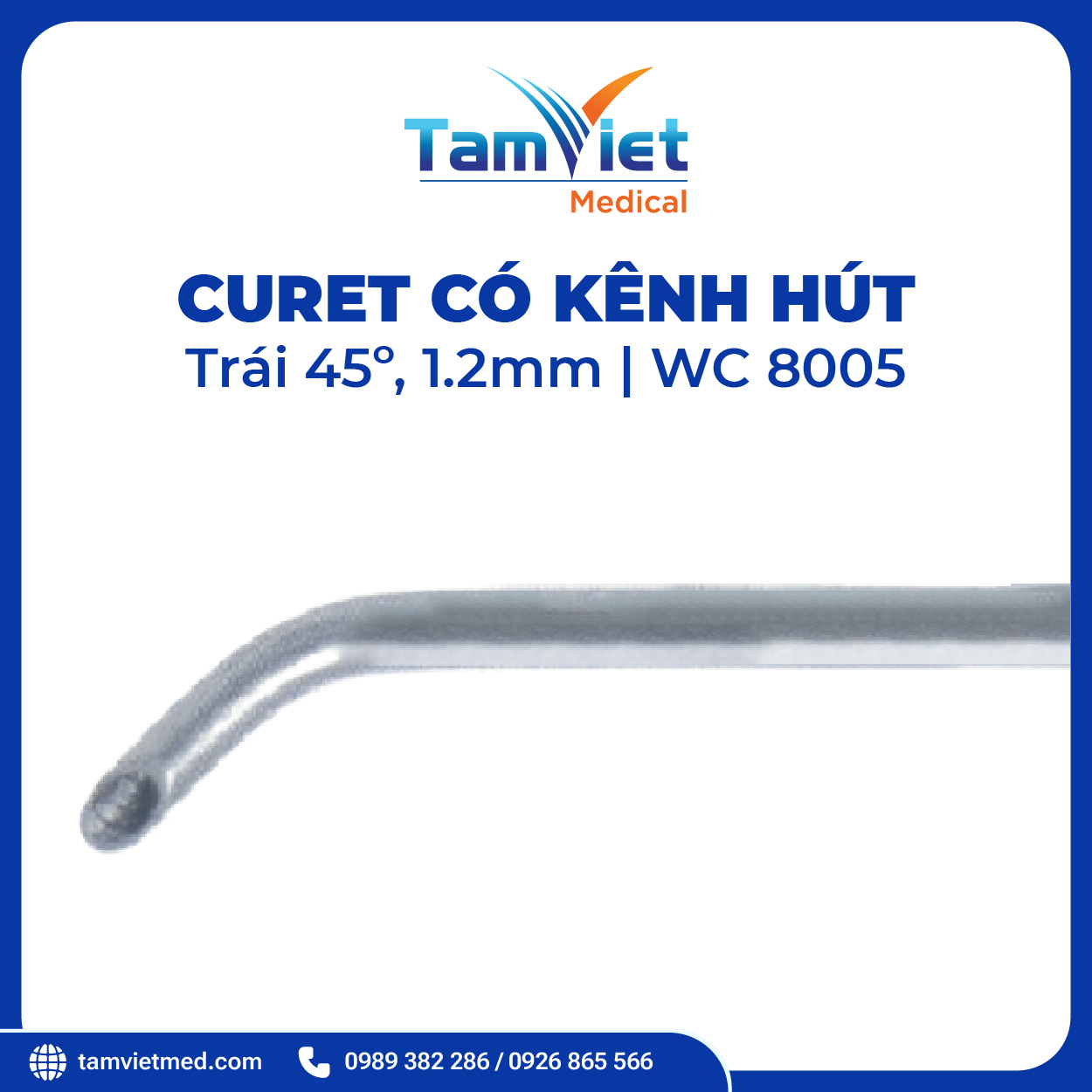 Curet Có Kênh Hút | WC 8004, WC 8005 - 8