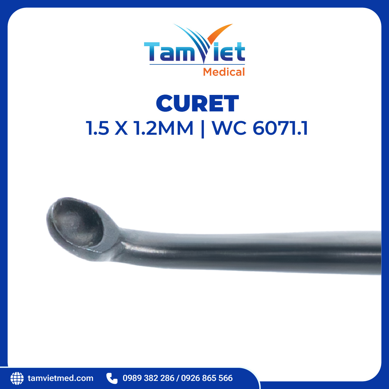 Curet 1.5 x 1.2mm | WC 6071.1 - 3