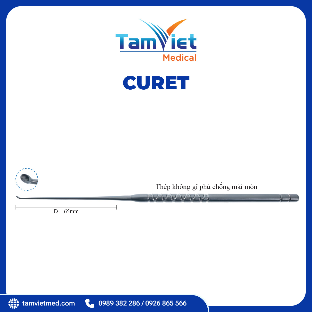 Curet 1.5 x 1.2mm | WC 6071.1 - 2