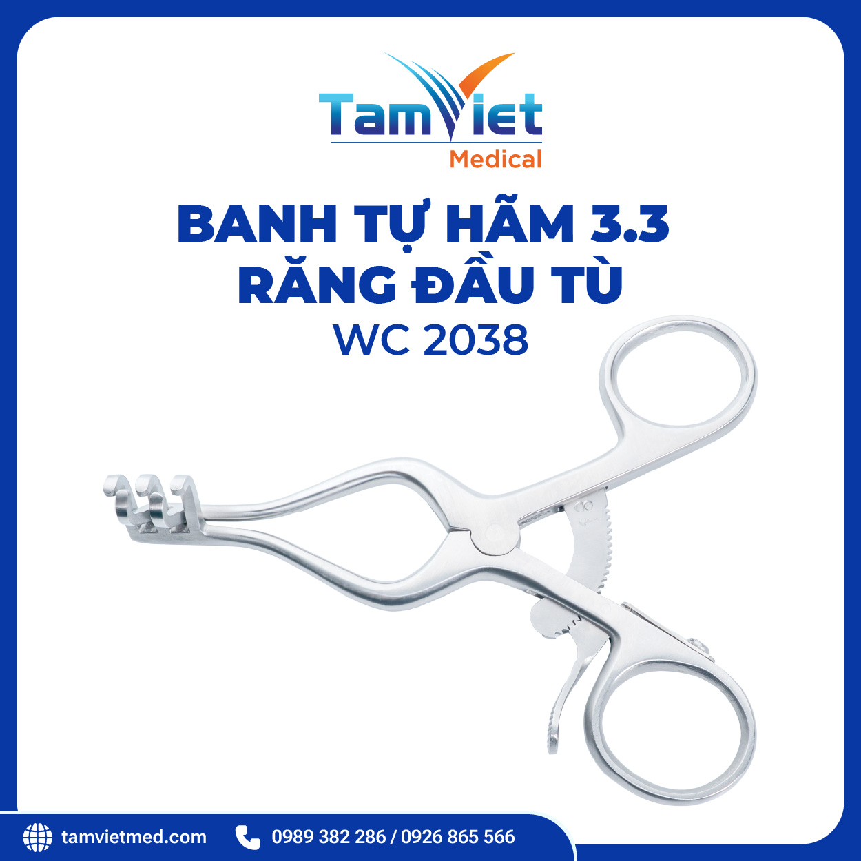 Banh Tự Hãm Răng Đầu Tù | WC 2038.3, WC 2038 - 4