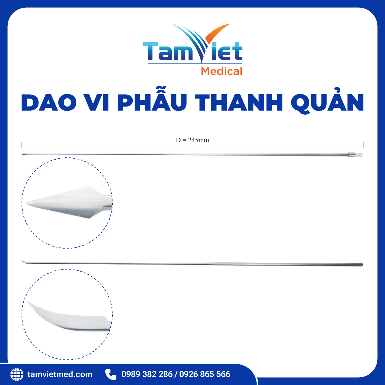 Dao Vi Phẫu Thanh Quản | WD 2078, WD 2078.1 - 2