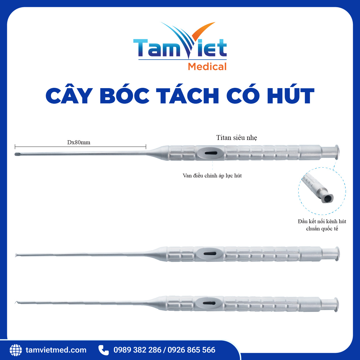 Cây Bóc Tách Có Hút | WC 8015, WC 8011, WC 8002
