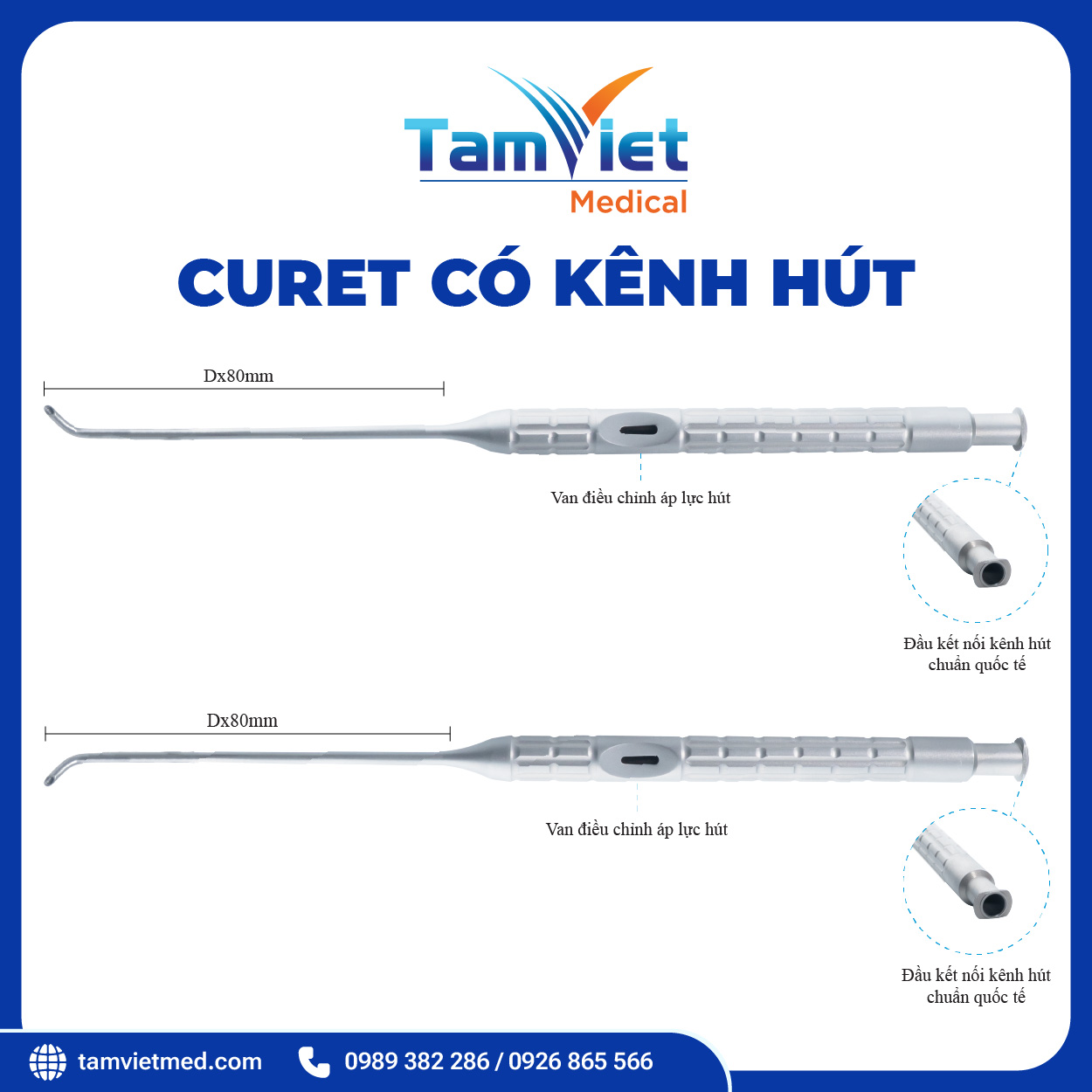 Curet Có Kênh Hút | WC 8004, WC 8005